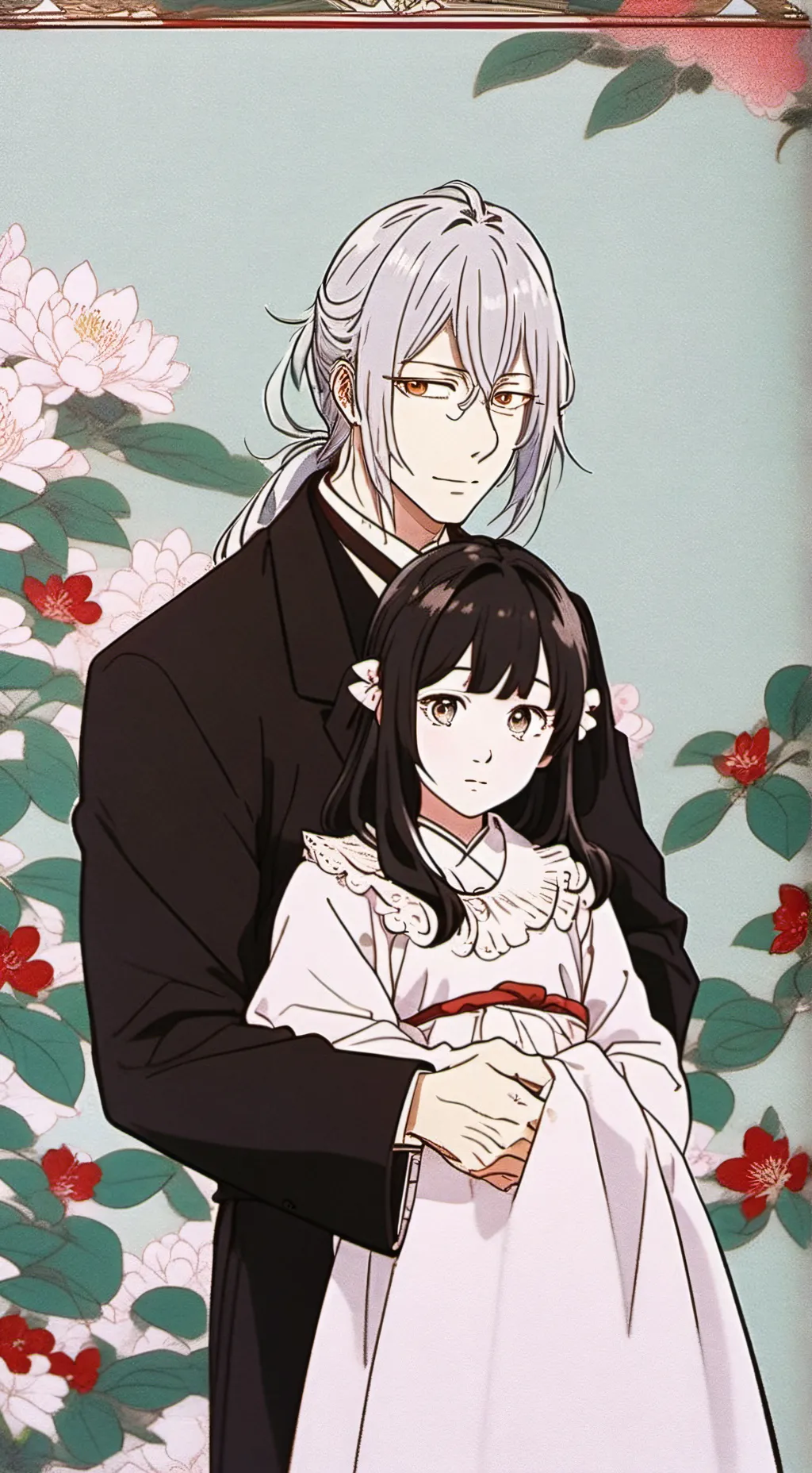 ai character: tomoe zoie  background