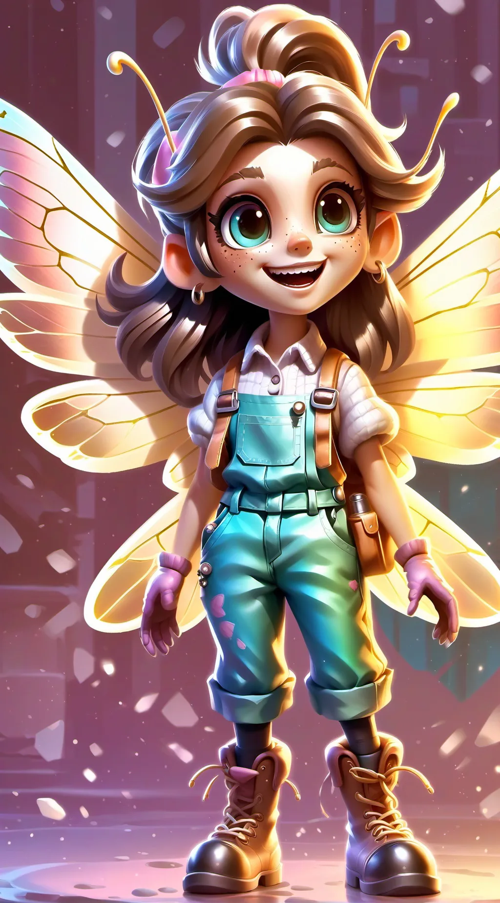 ai character: Cinnamon  background