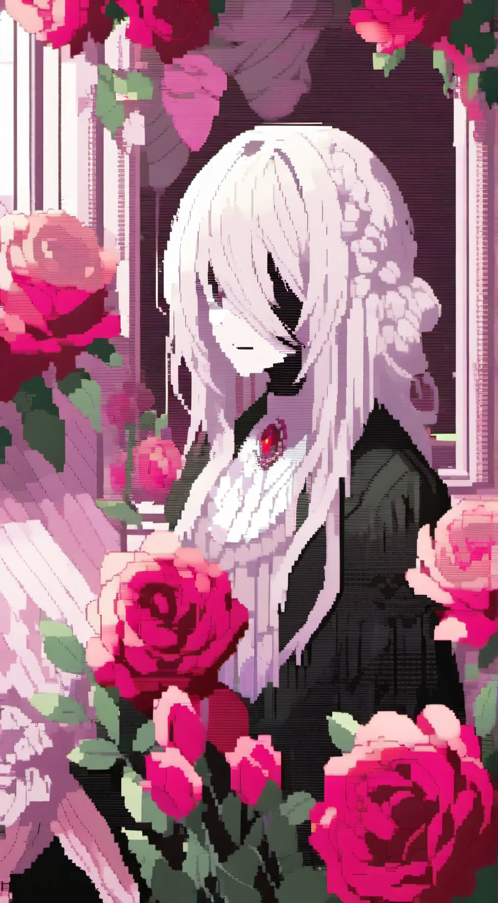 ai character: 🥀Rose Enderlane background