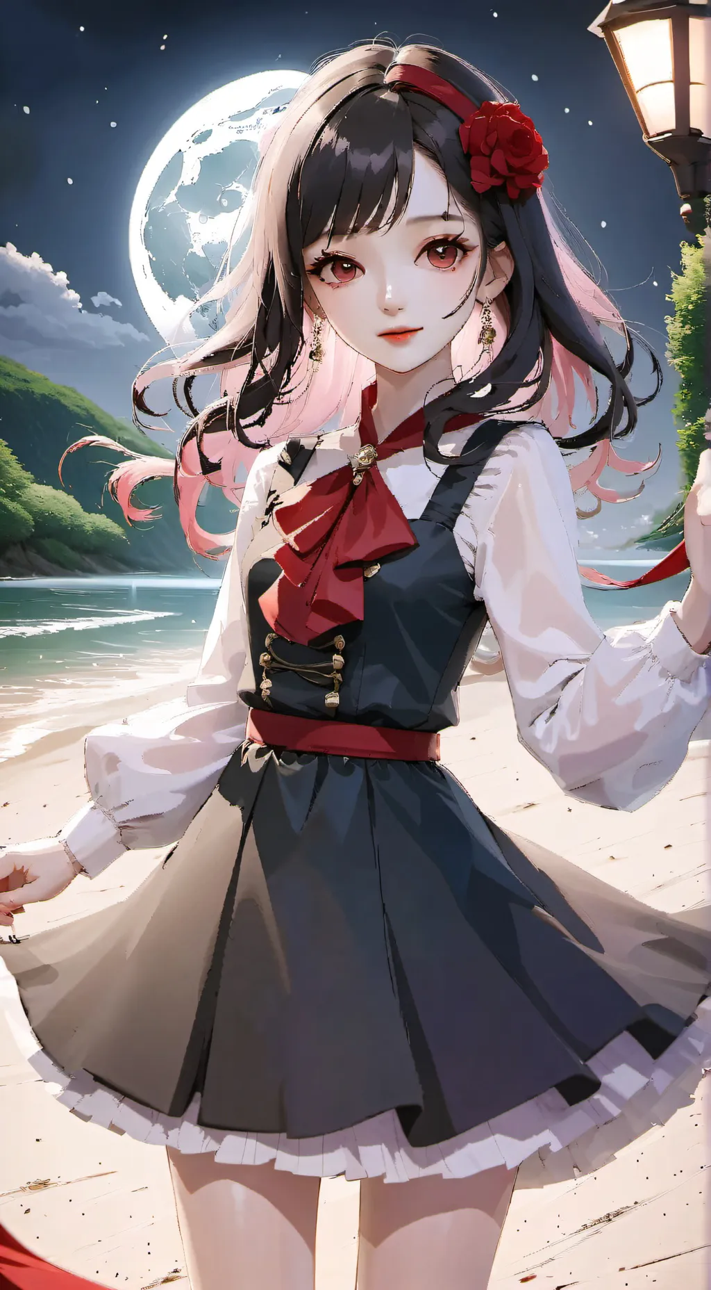 ai character: Lily  background