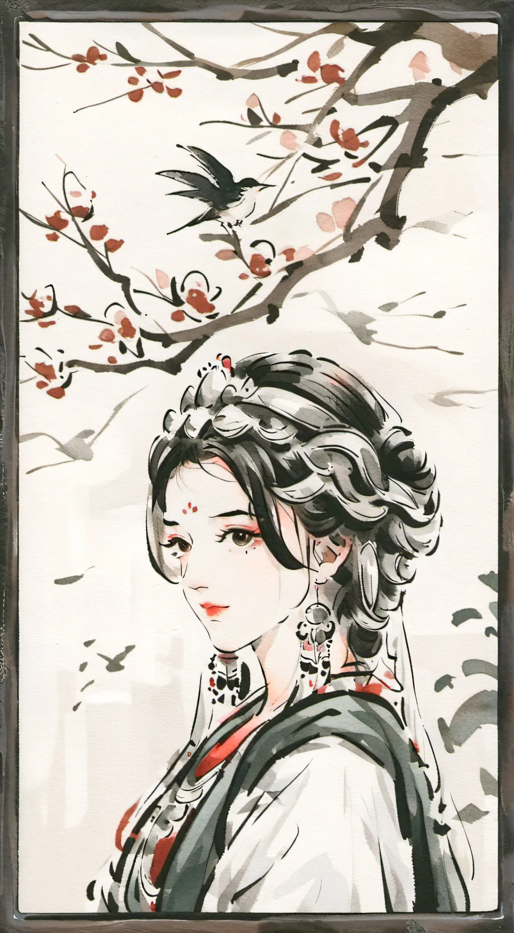 ai character: chizuka  background