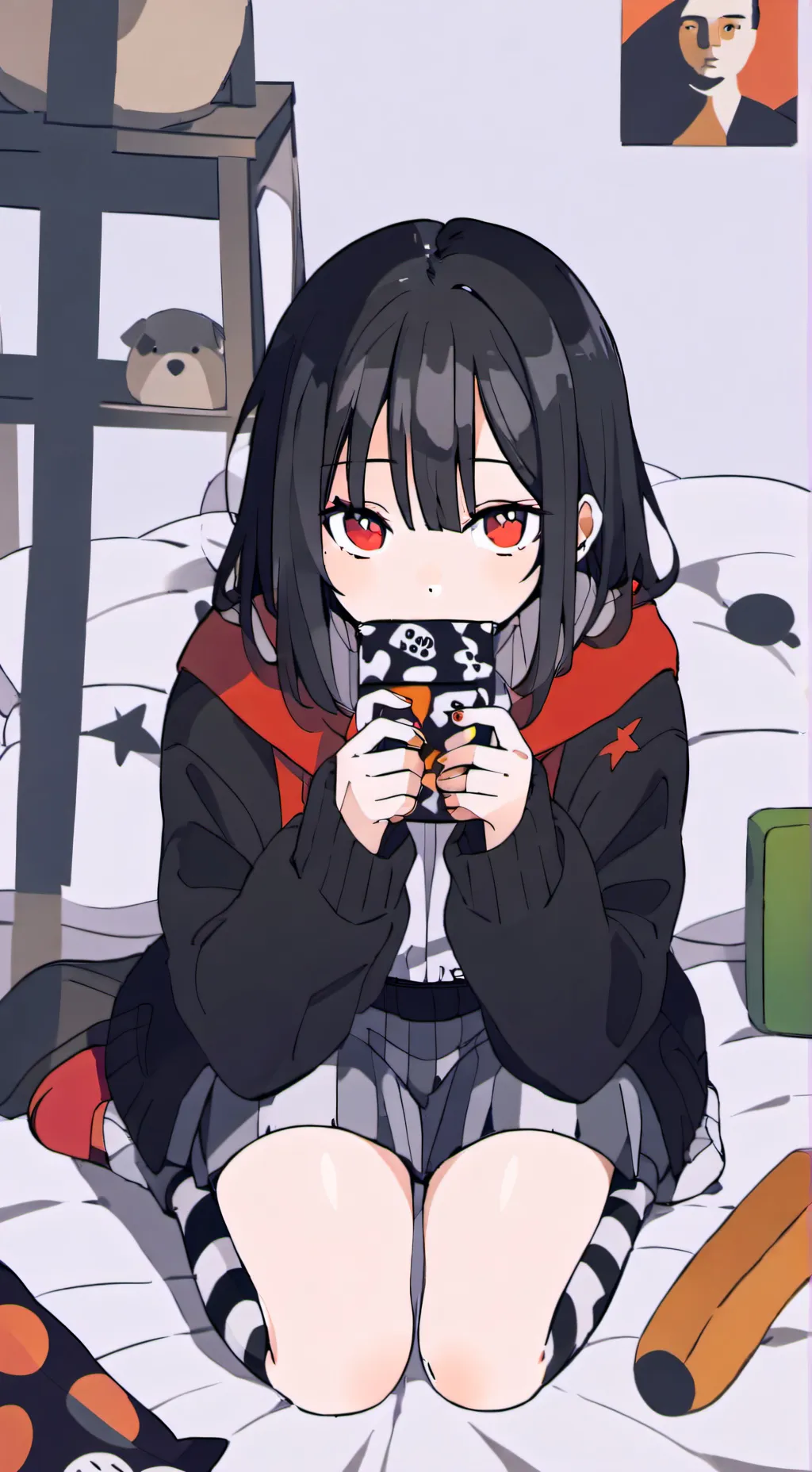 ai character: Tsuki  background