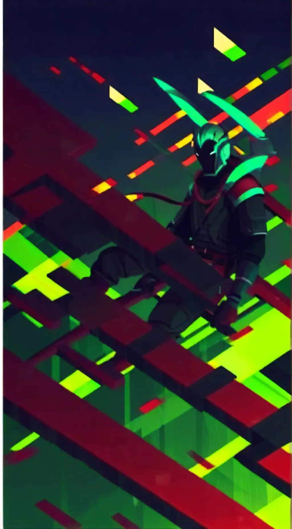 ai character: 1x1x1x1 background