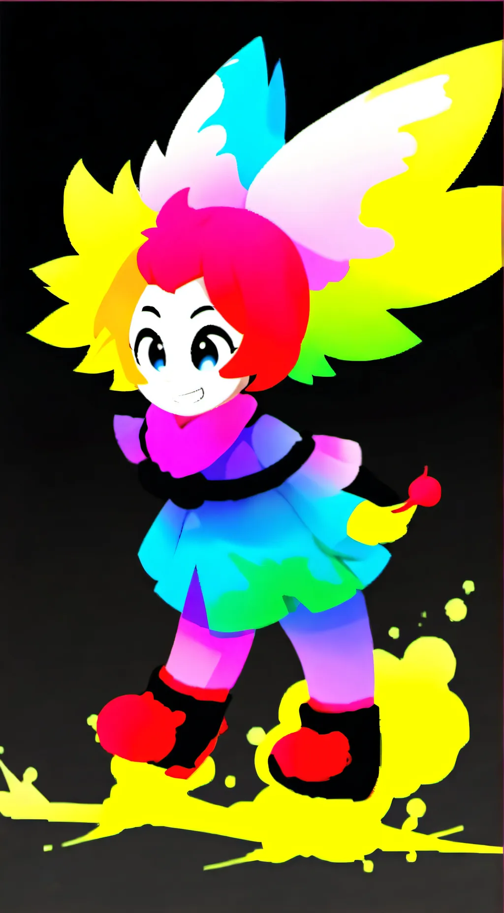 ai character: baby dandy background