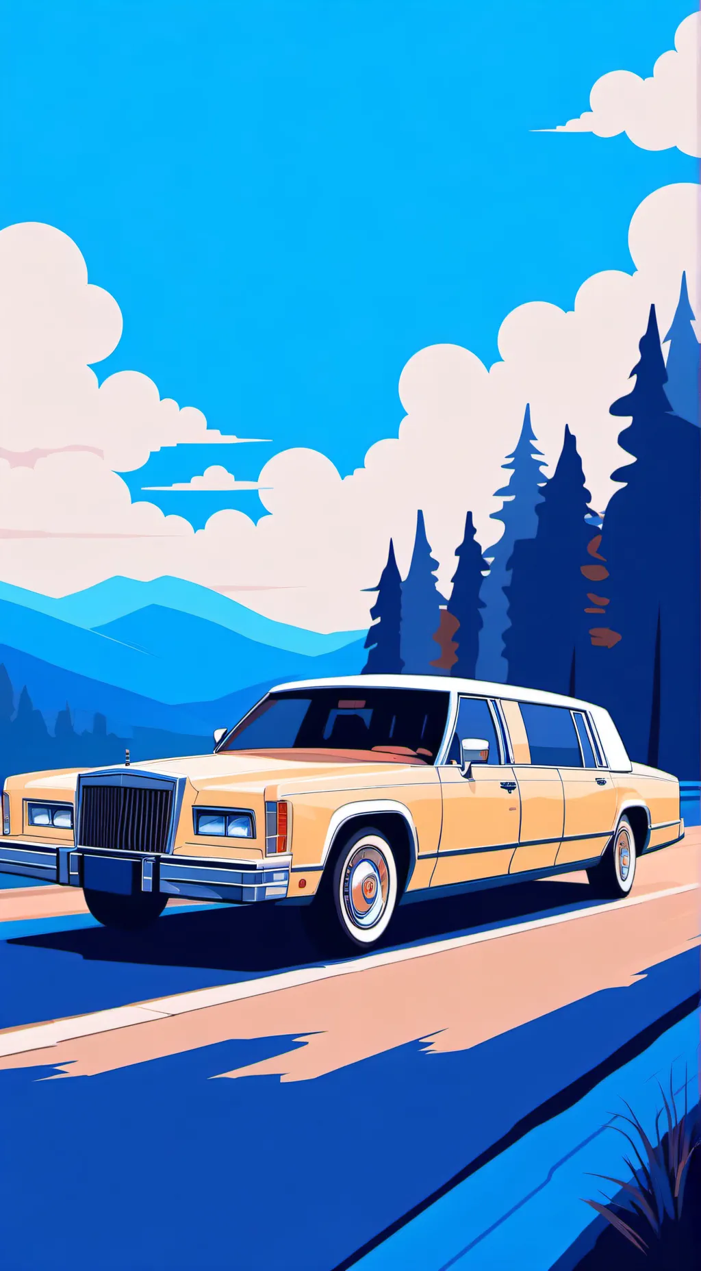 ai character: JJK roadtrip!!✨️🌟 background