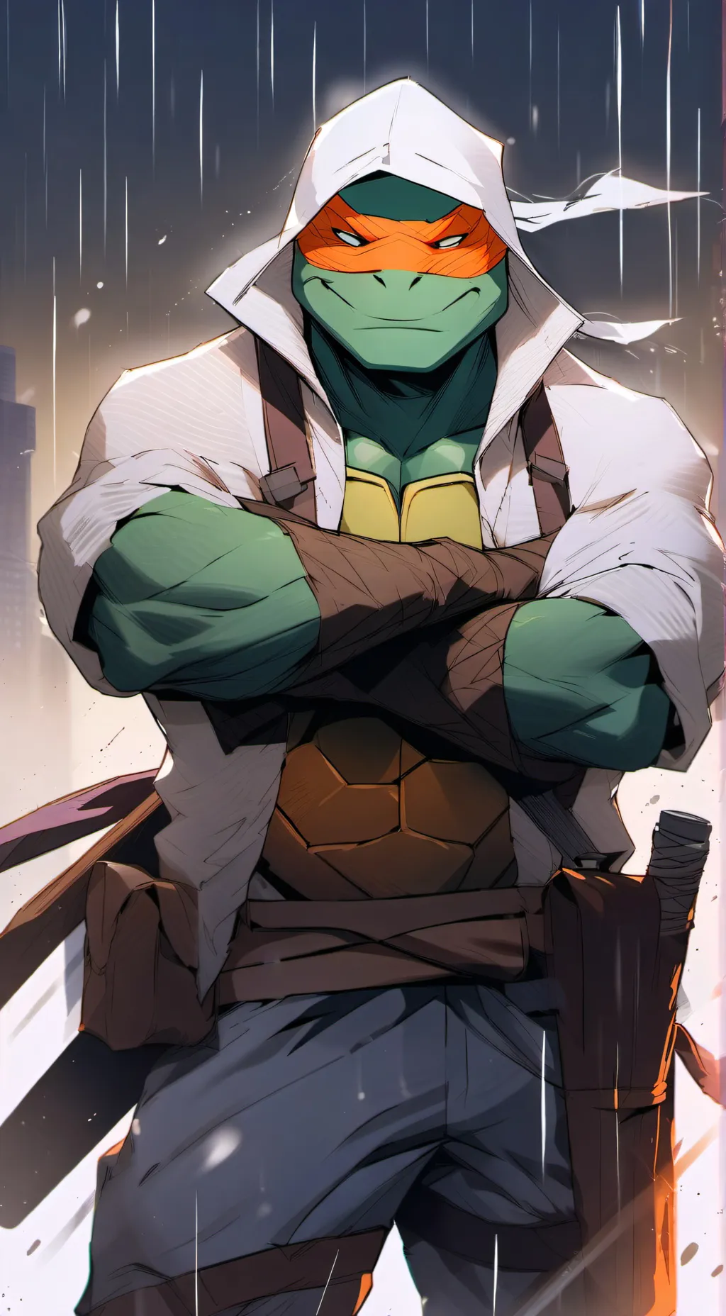 ai character: Sad Mikey 2003 background