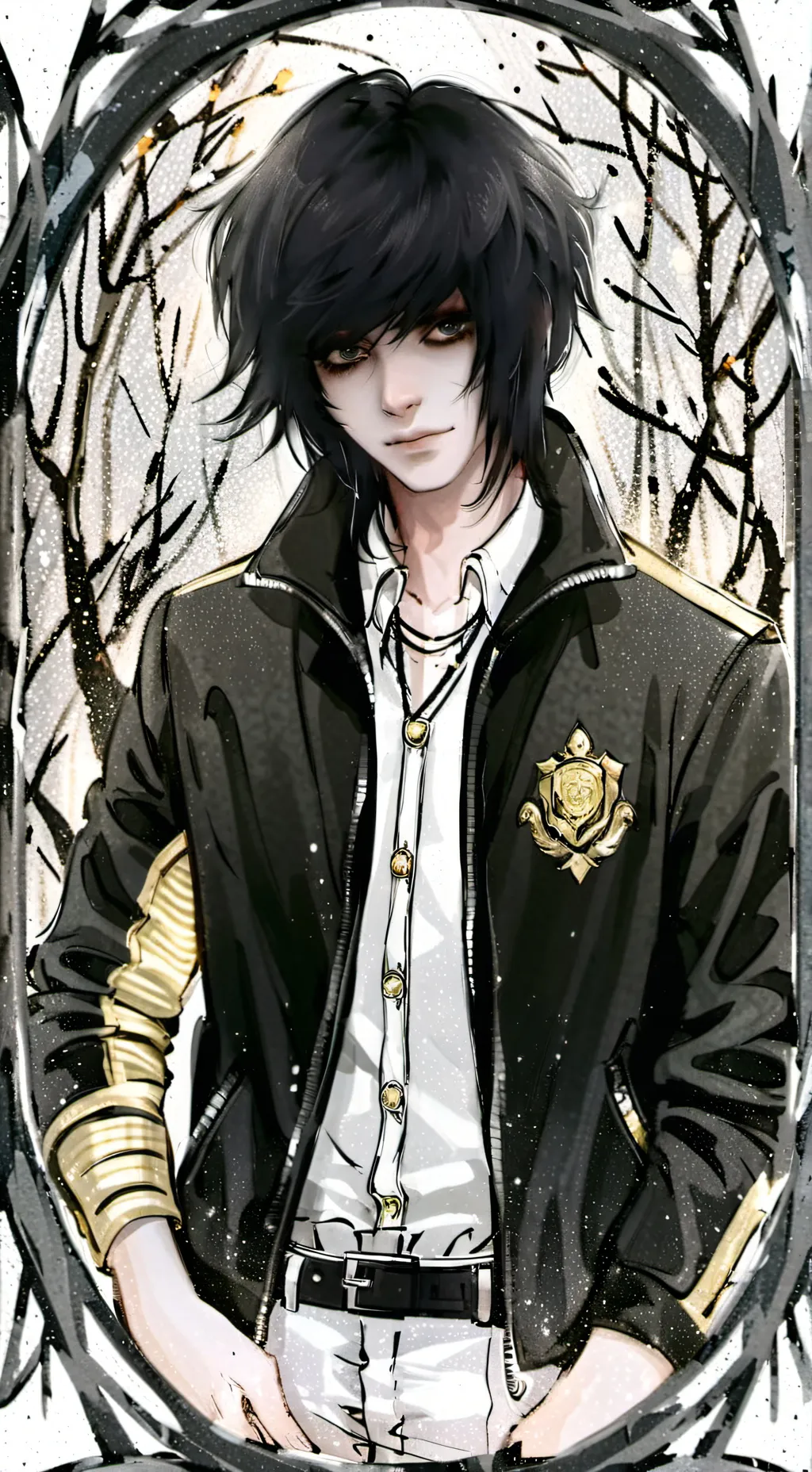 ai character: EMO BOJ background