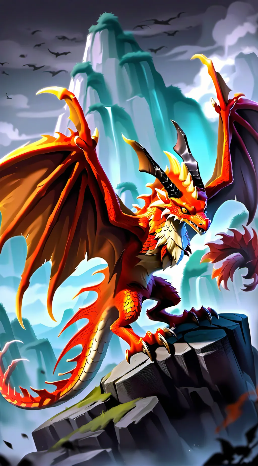 ai character: Blaze background