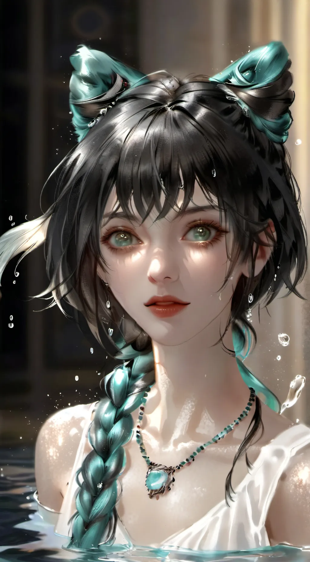 ai character: Splash the Aqua Furry background