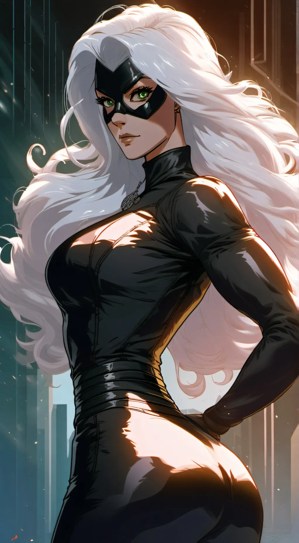 ai character: Black Cat background