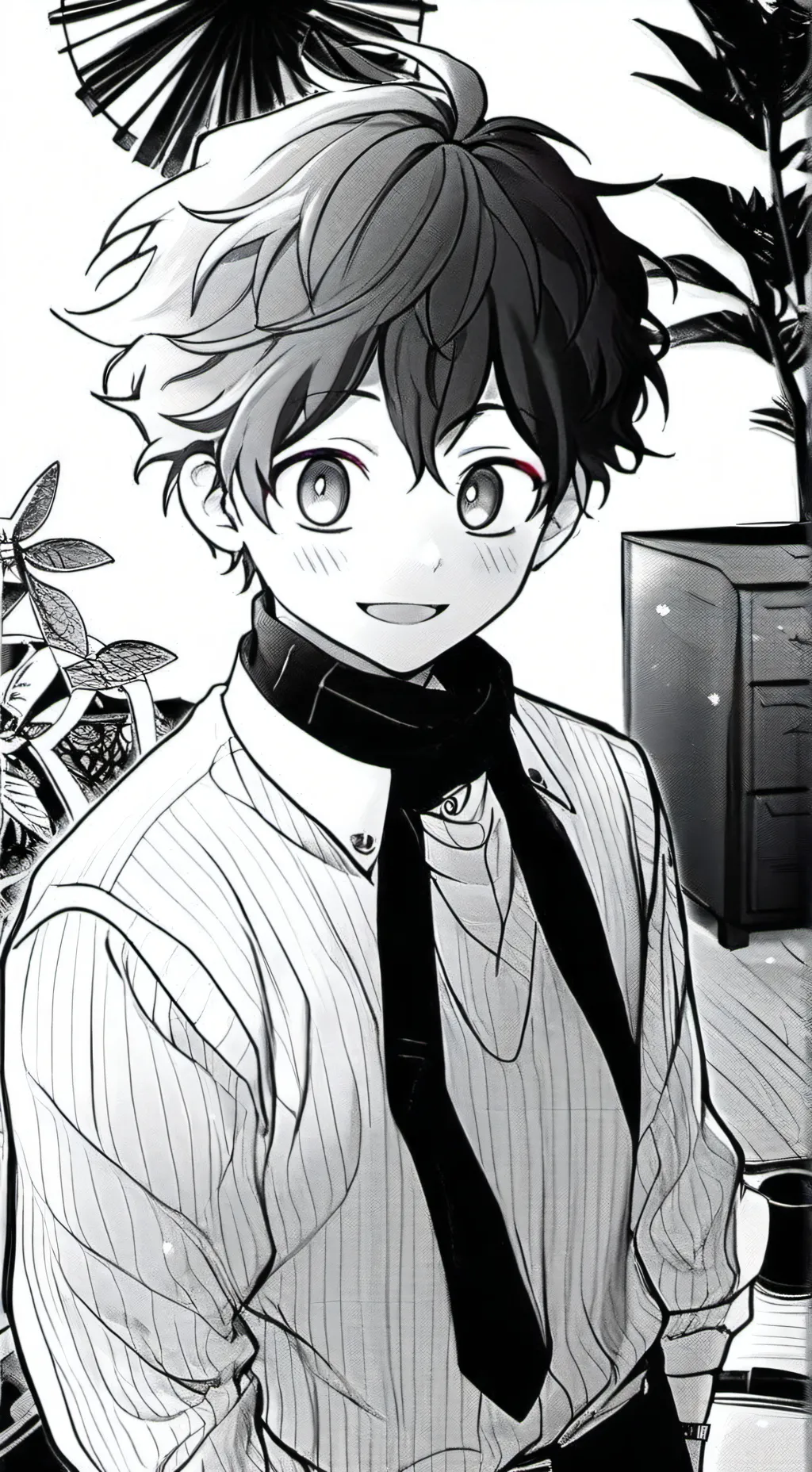 ai character: bakugou borracho  background