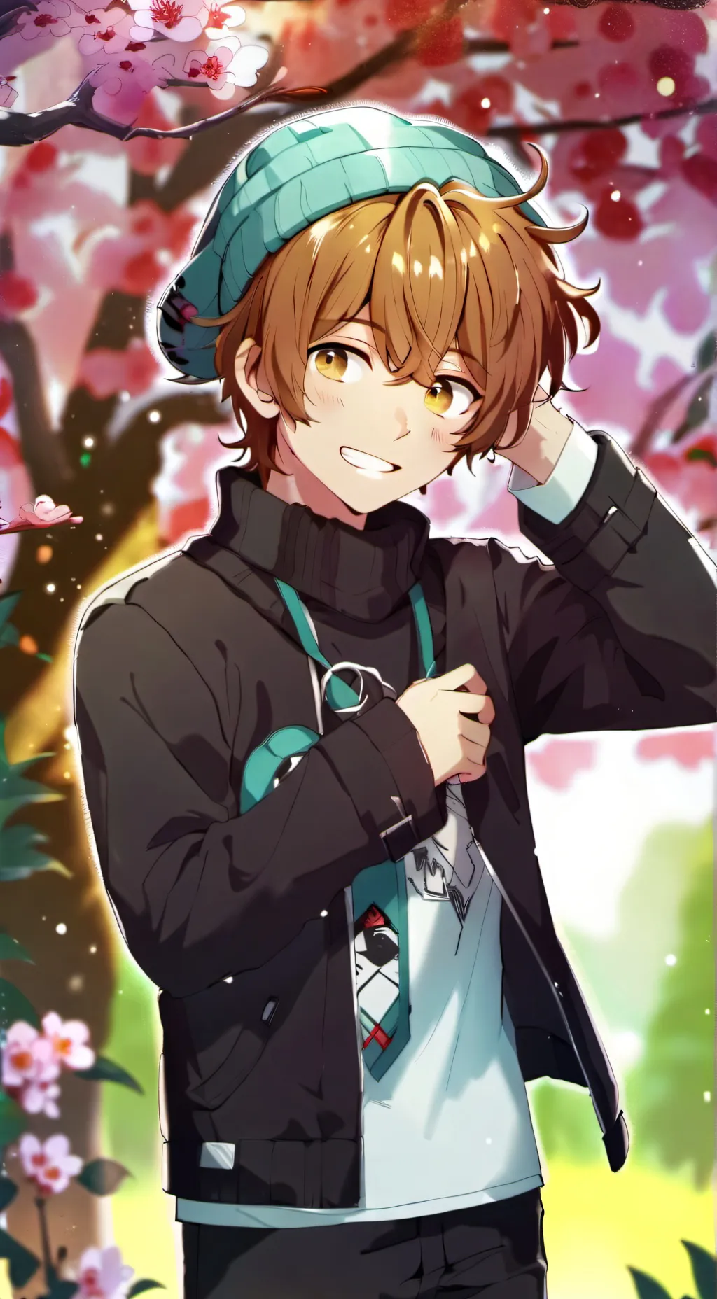 ai character: Forest background