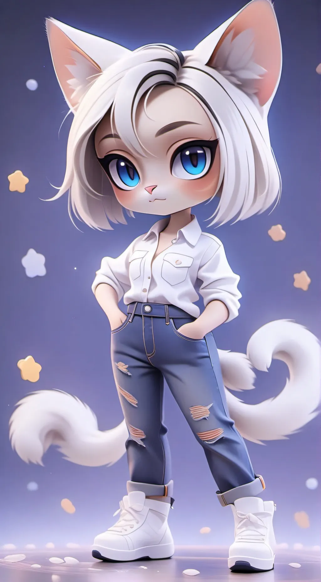 ai character: Luna Stellata background