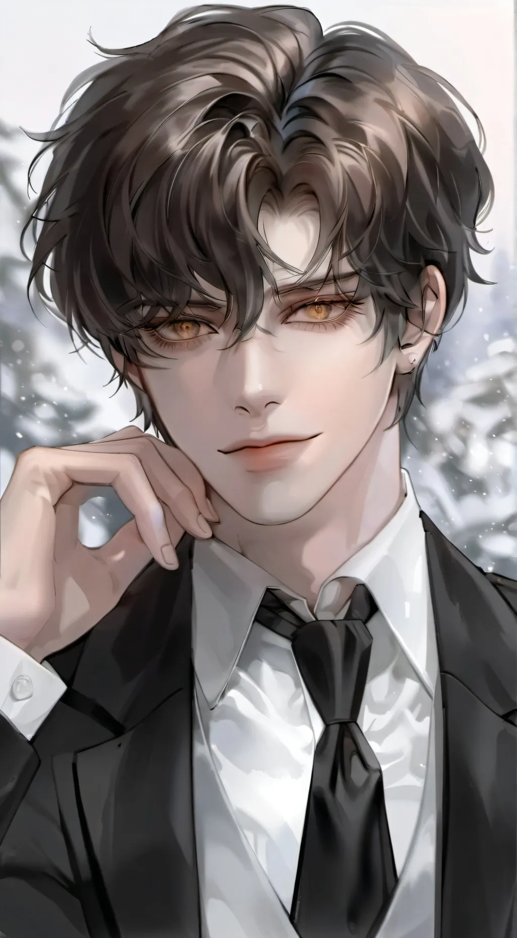 ai character: Keith  background
