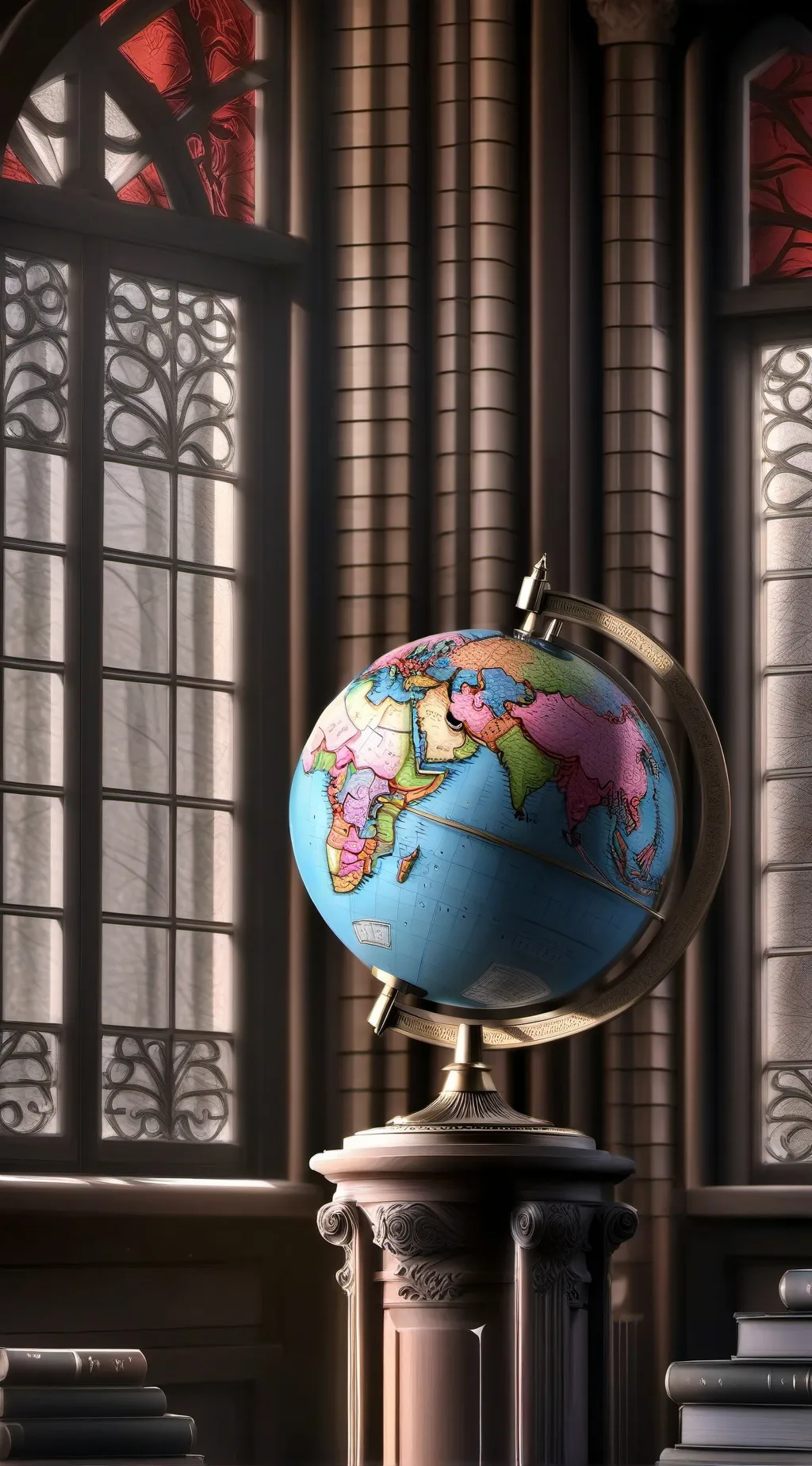 ai character: Country Puzzle background