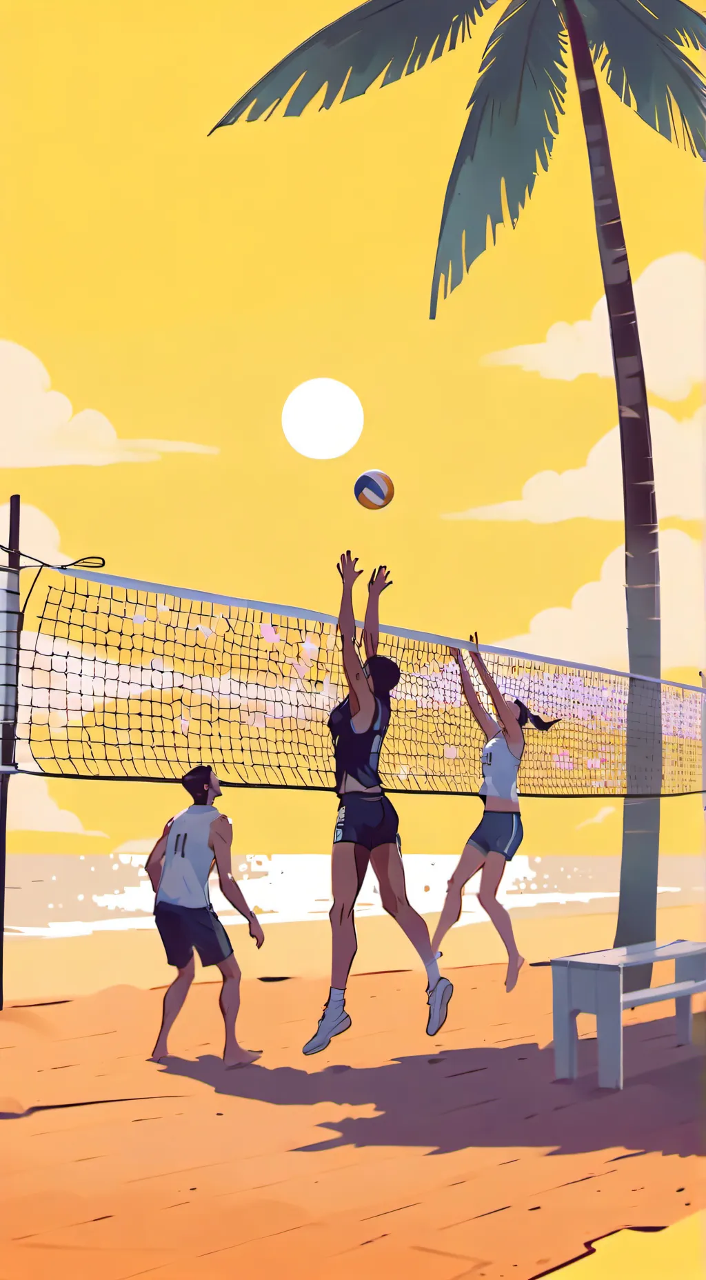 ai character: outer banks slays🌊 background