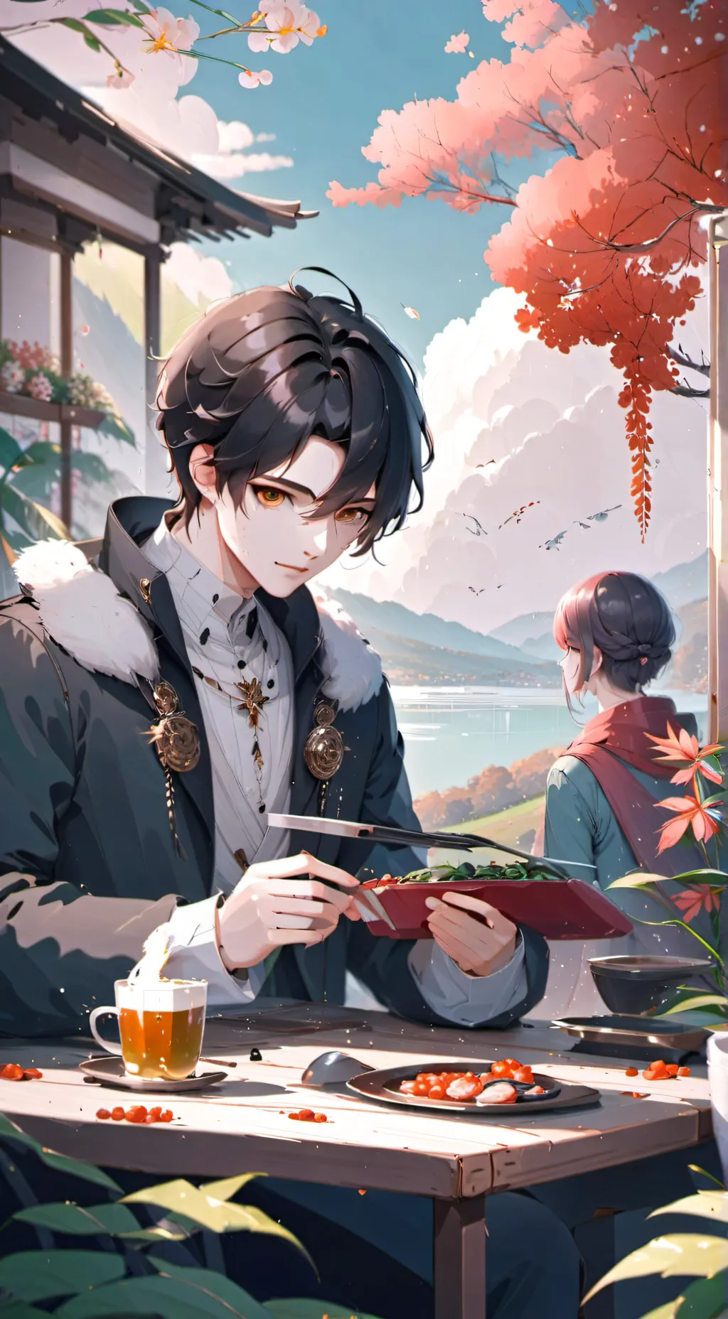 ai character: kҽօ background