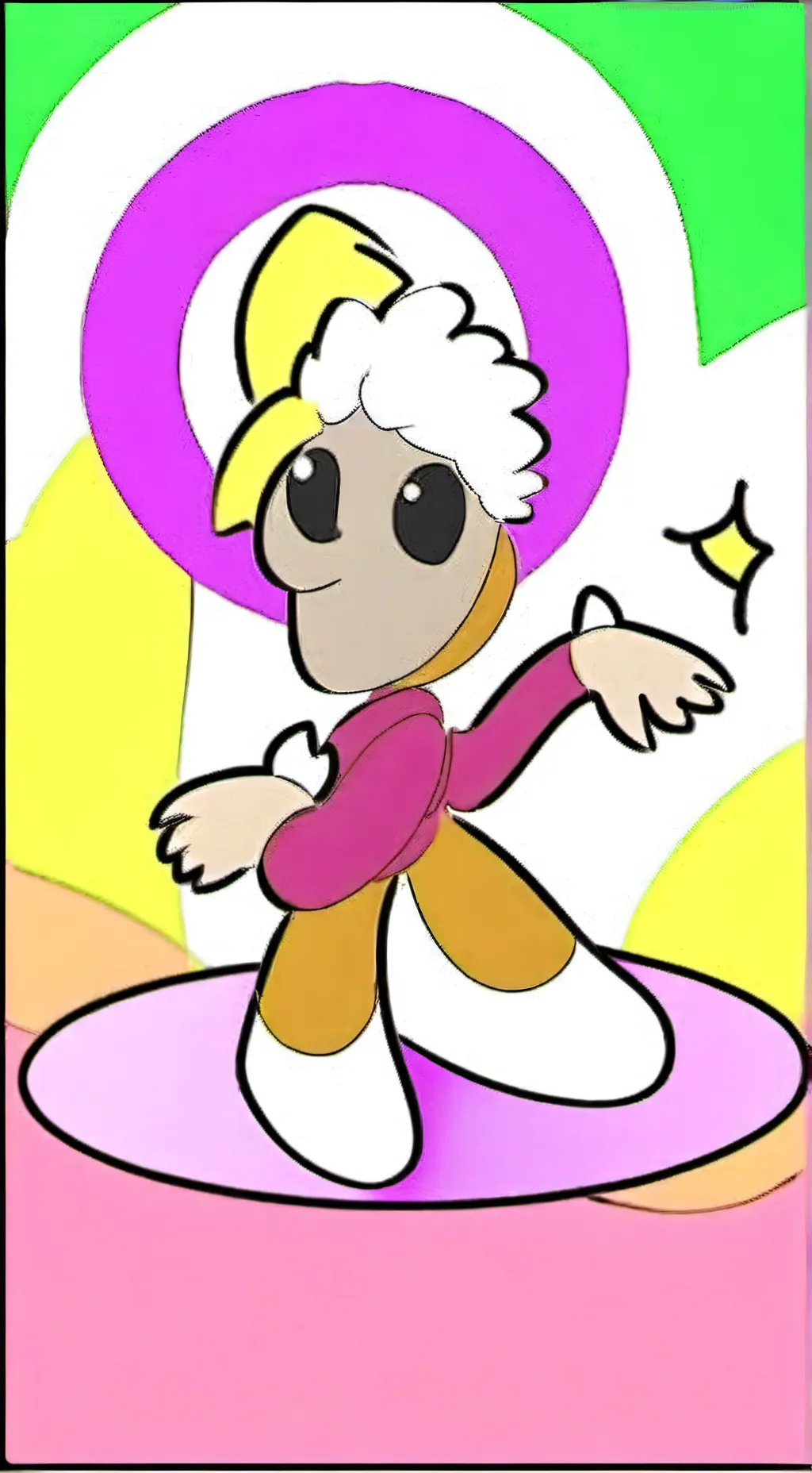 ai character: dw pigme but ily? background