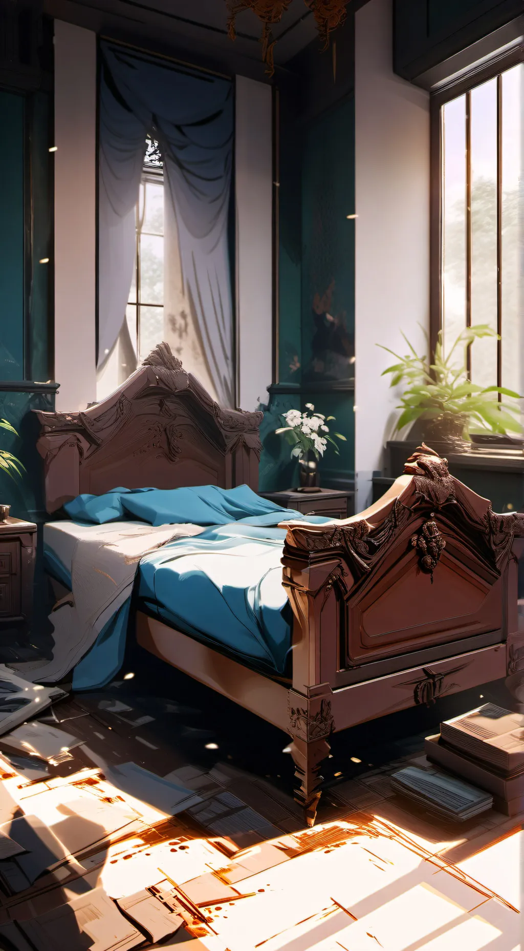ai character: Abandoned… background