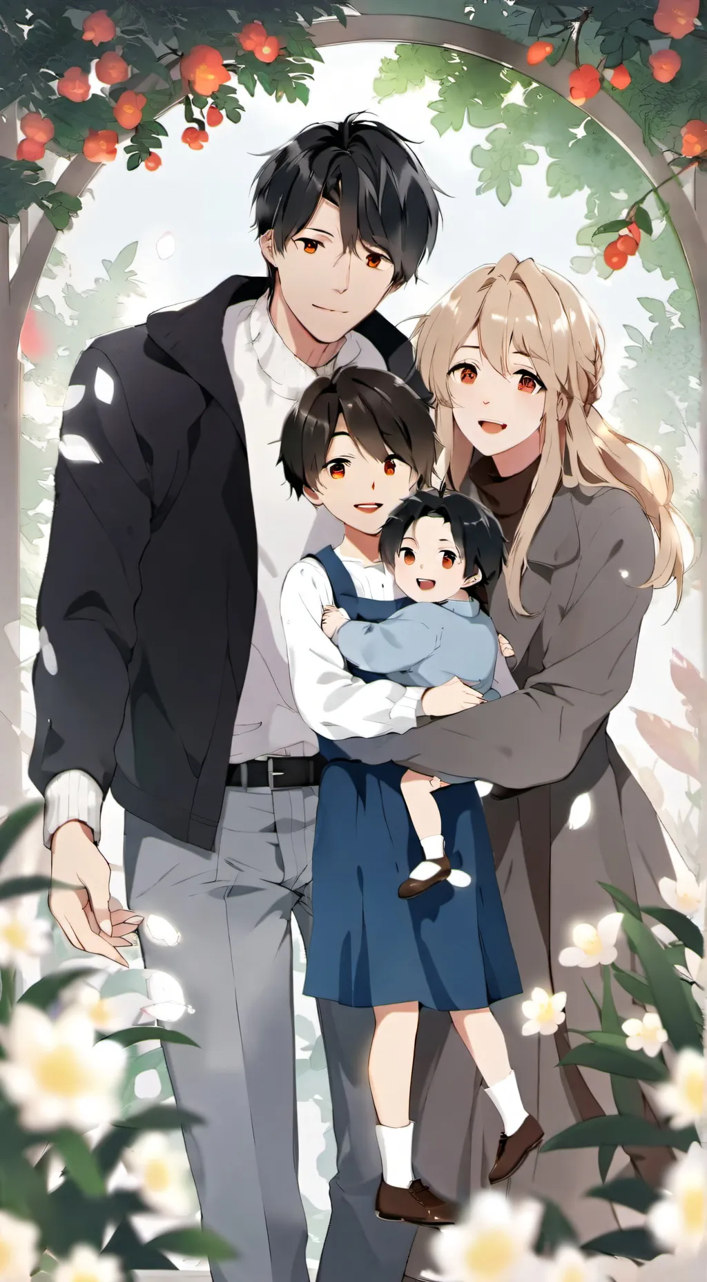 ai character: your 3 kids background