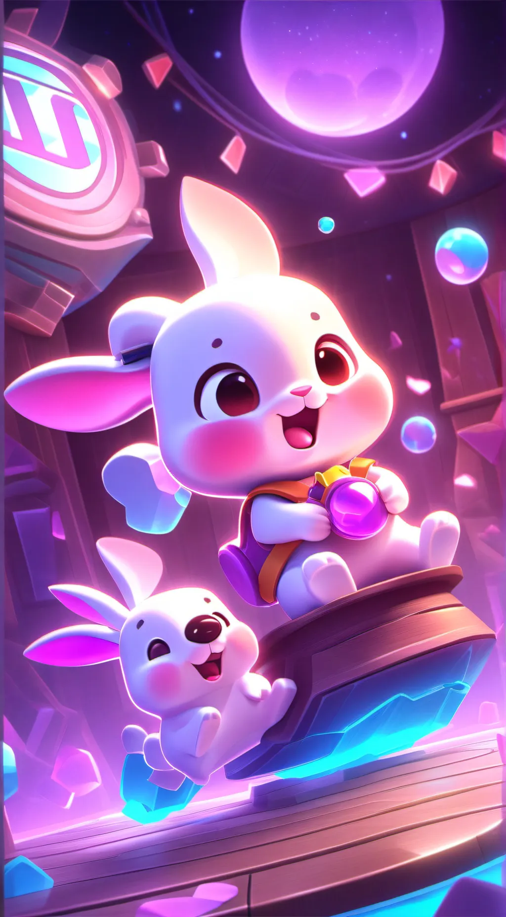 ai character: skz as bunnies!~ background
