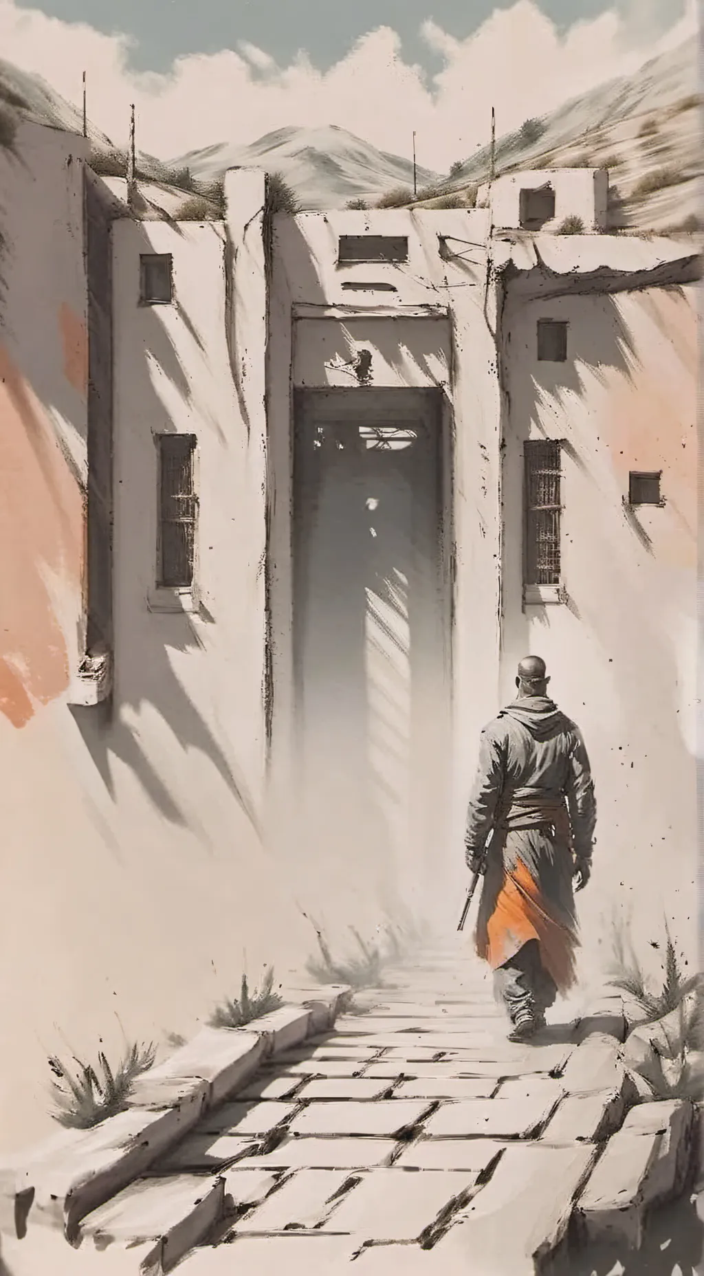 ai character: prison escape  background