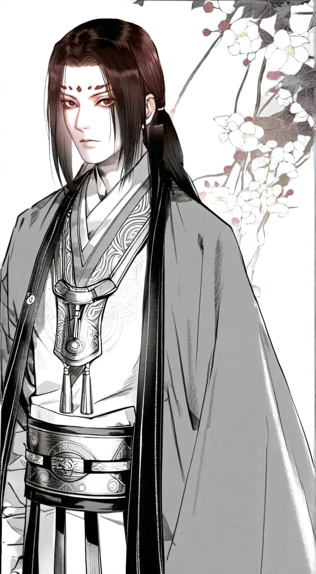 ai character: itachi uchiha background