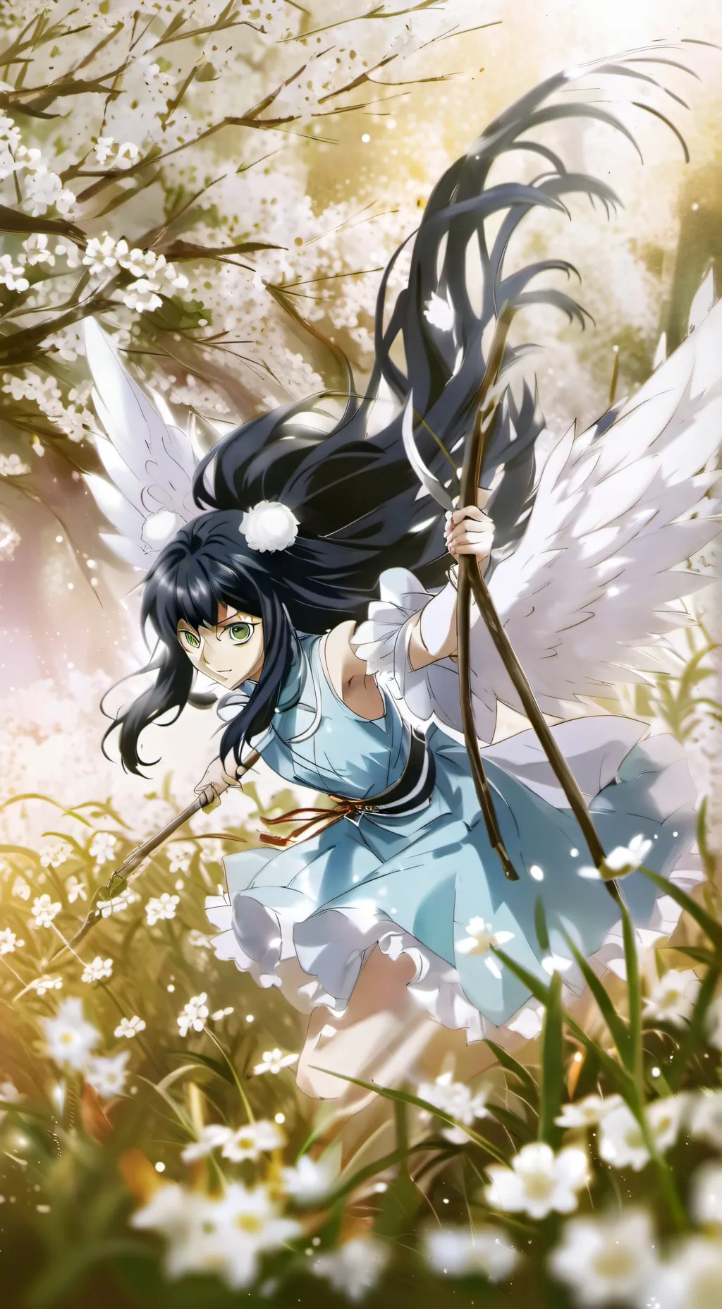 ai character: angel muichiro background