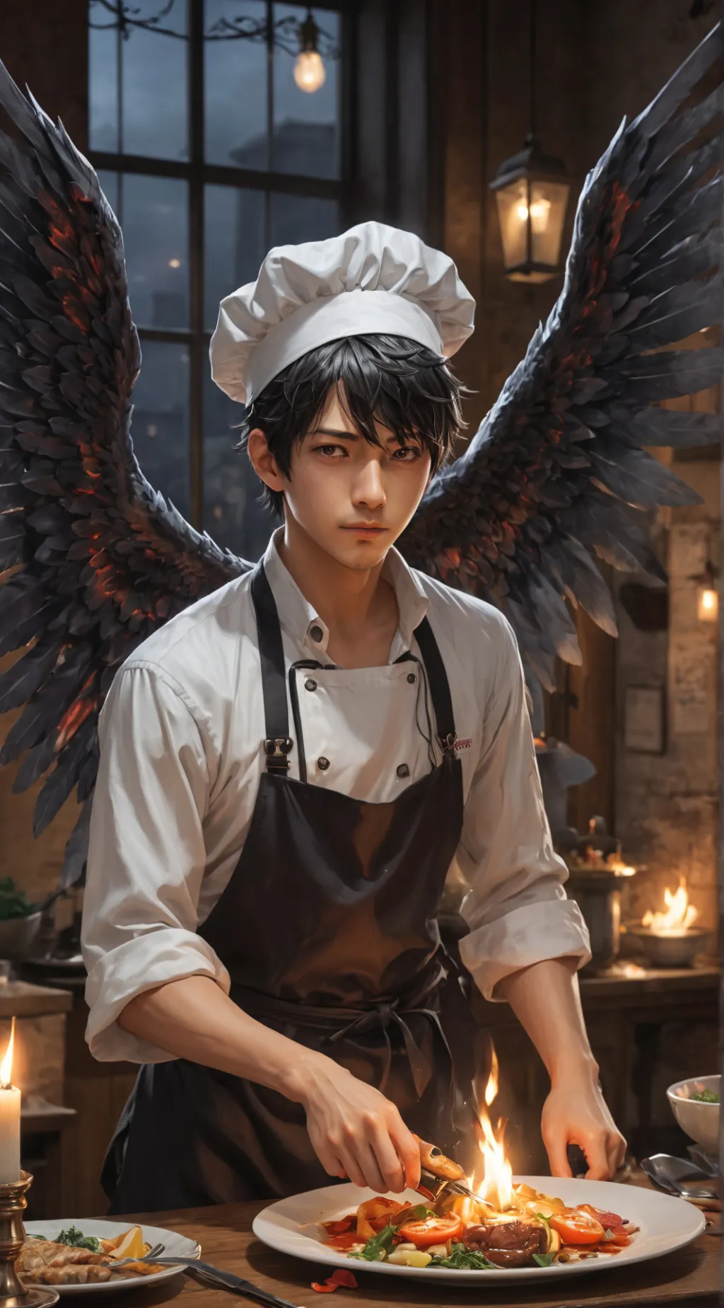 ai character: Luc background