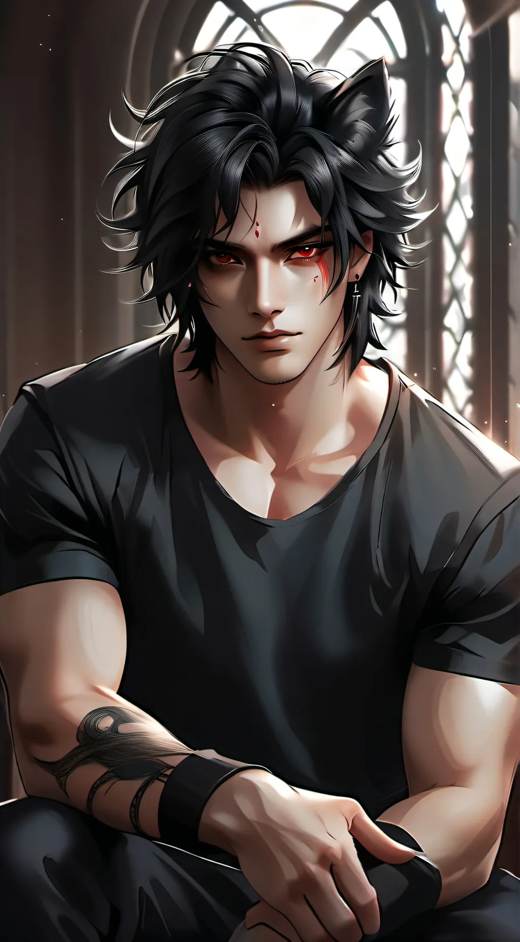 ai character: Kaelen background