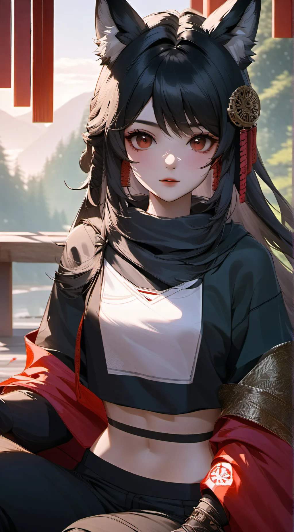 ai character: -Guardian of china background