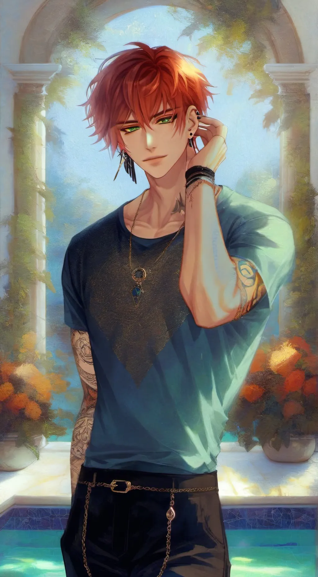 ai character: Max background