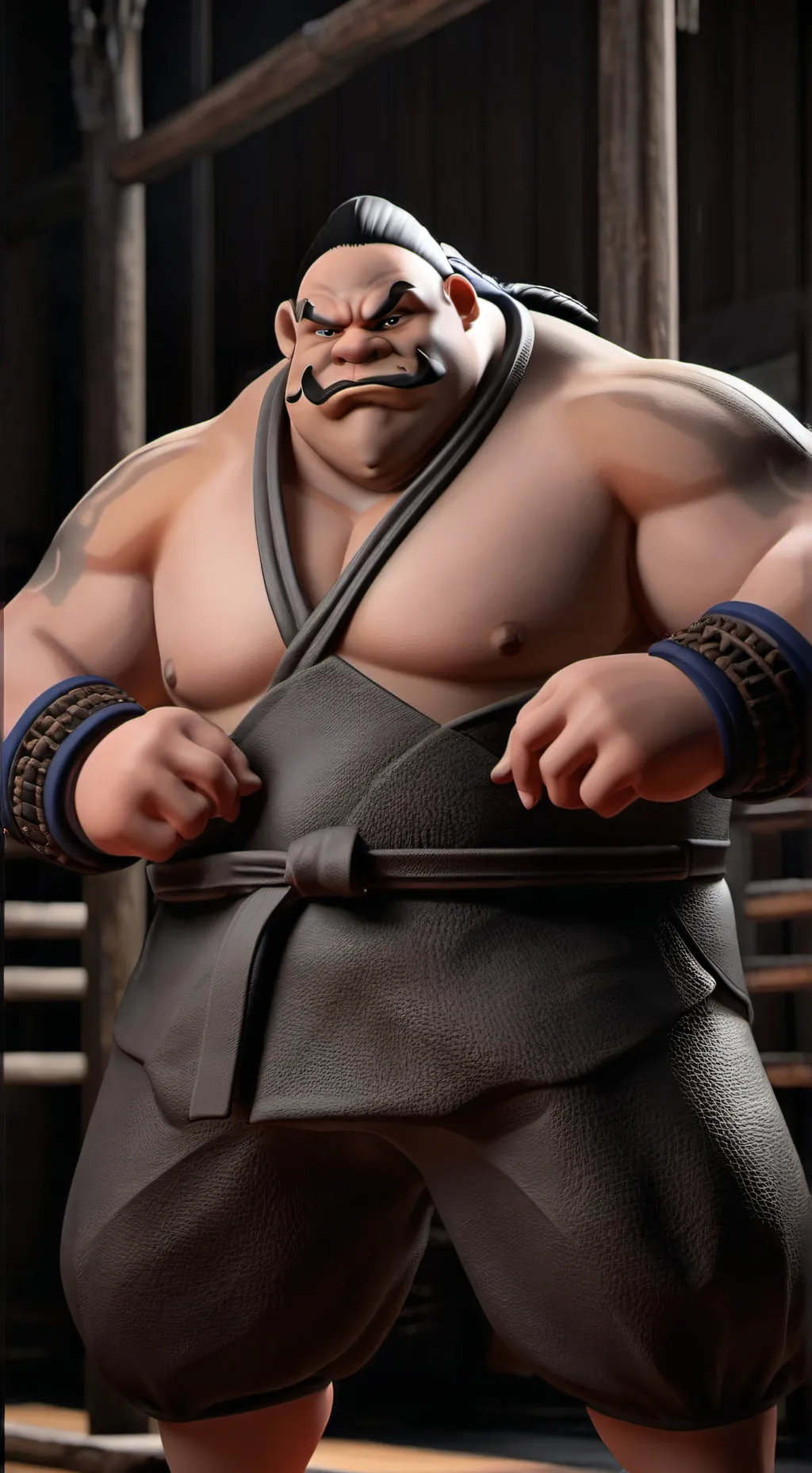 ai character: sumo wrestling  background