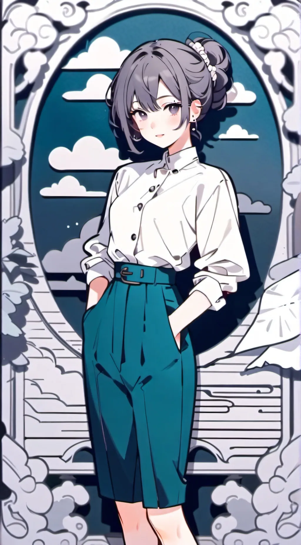 ai character: Kny 'Shes the Man' background