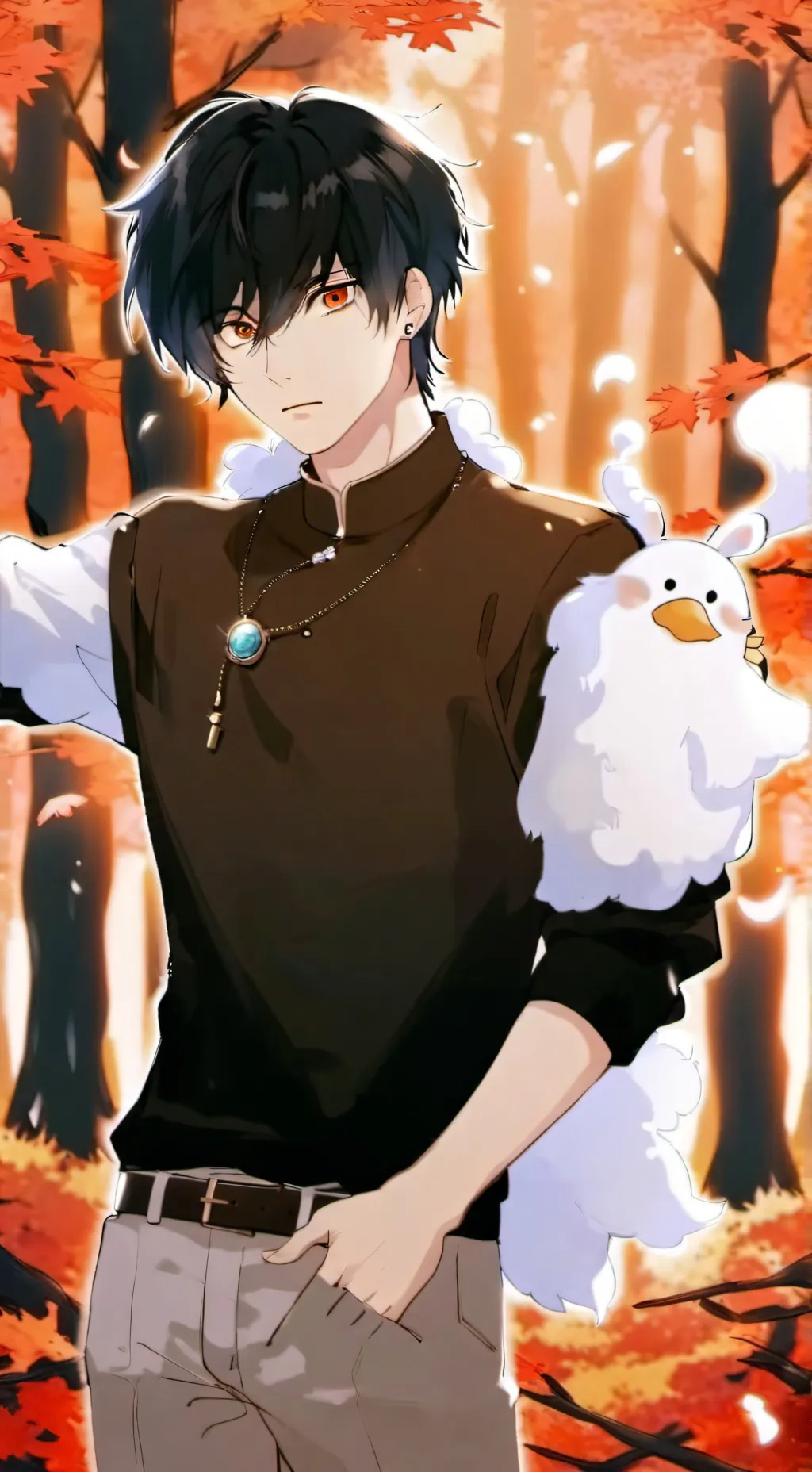 ai character: Zen background