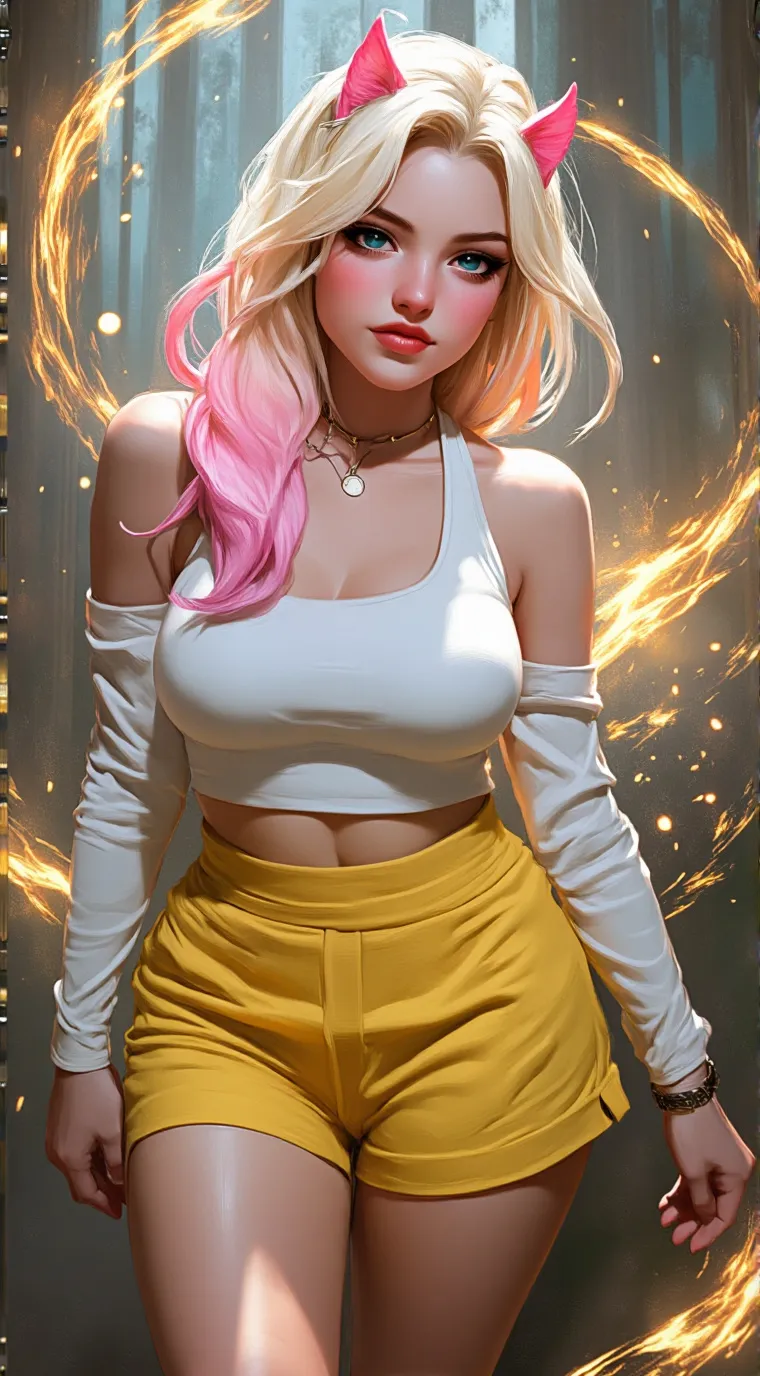 ai character: Zoenette vs Vesper background