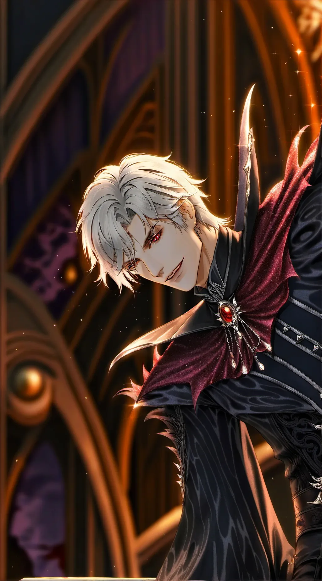 ai character: ~Neuvillette€° background