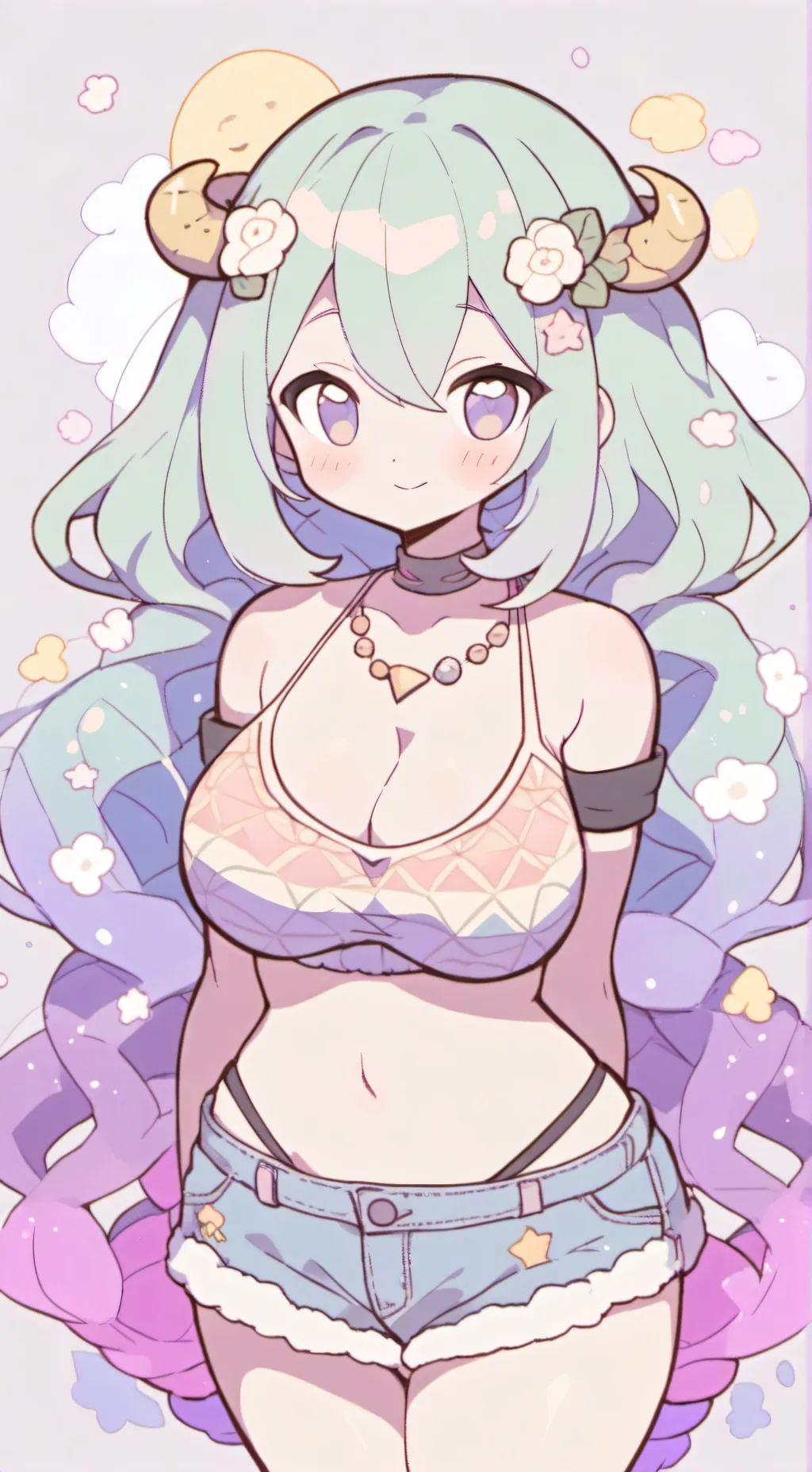 ai character: Chibi Girl background