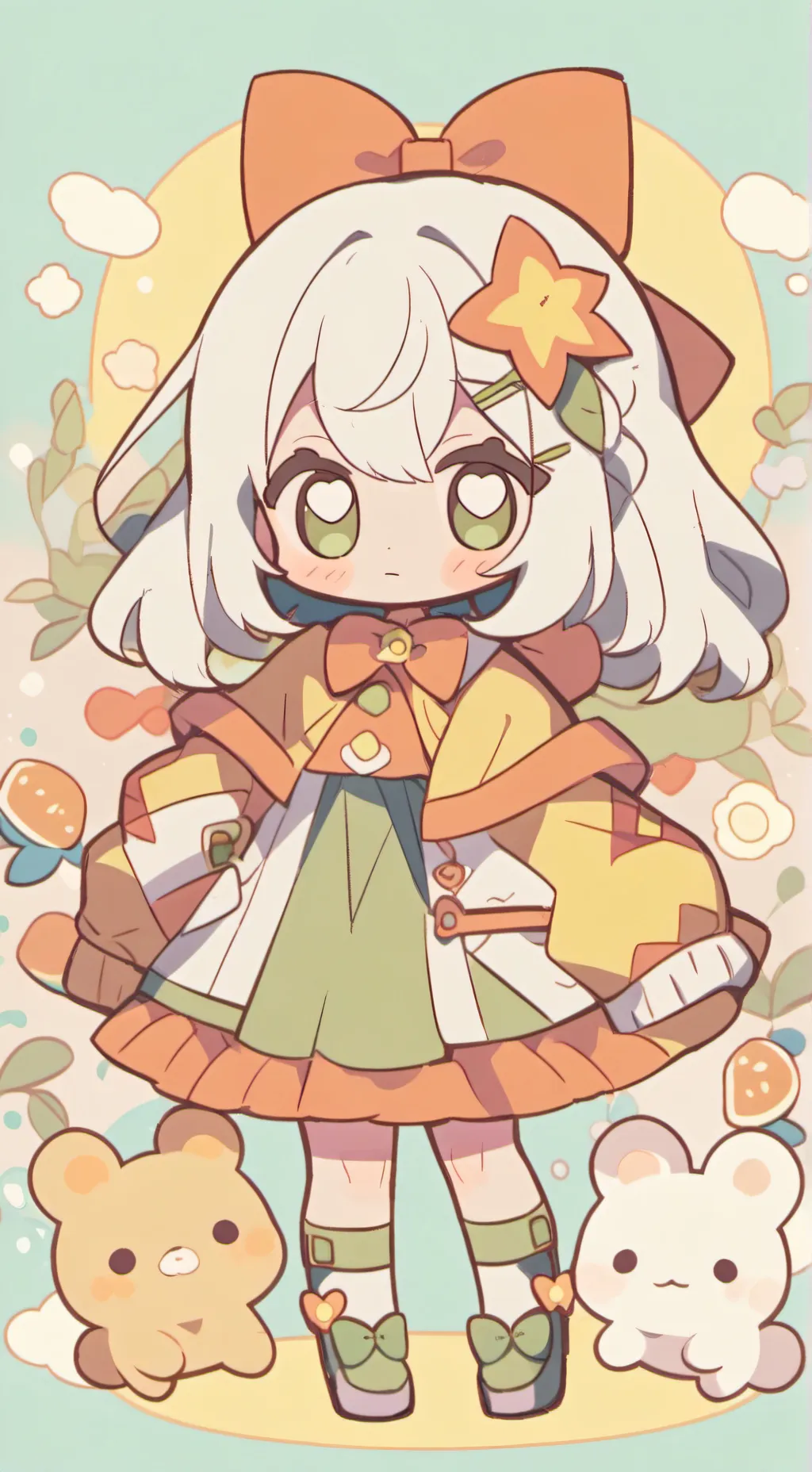 ai character: Bebita Pequeña :3💕 background
