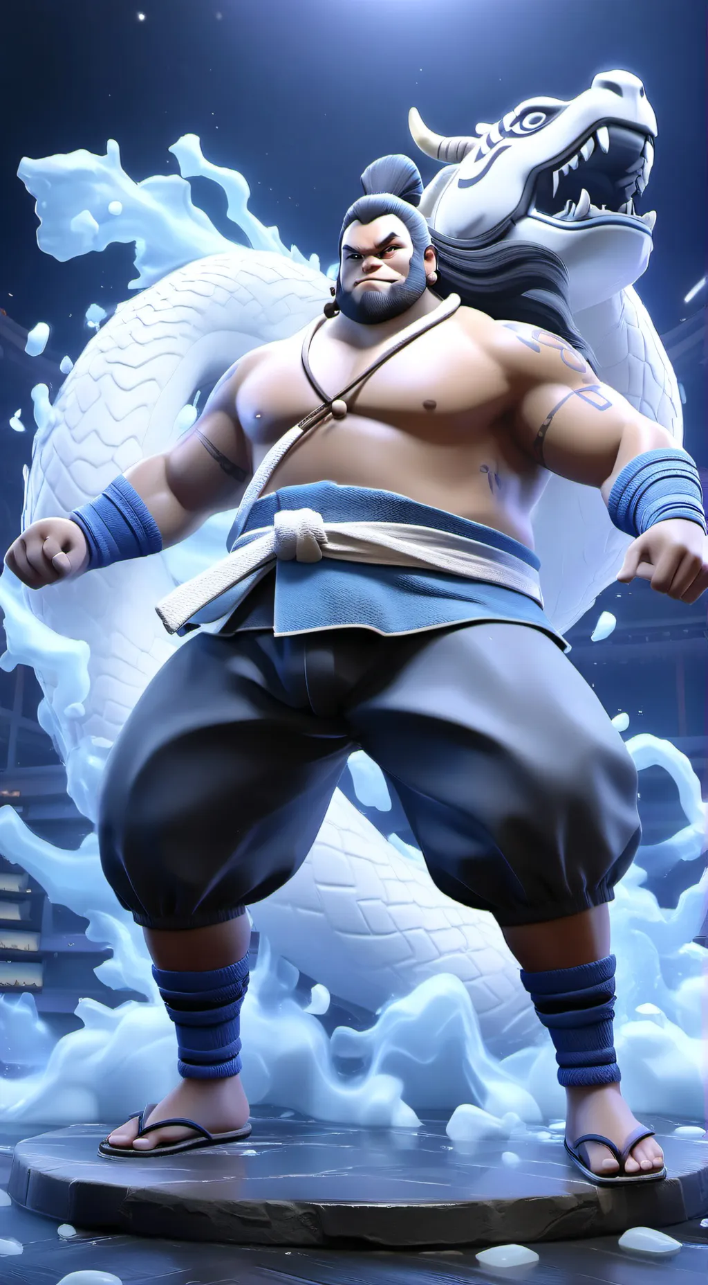 ai character: the final sumo  background