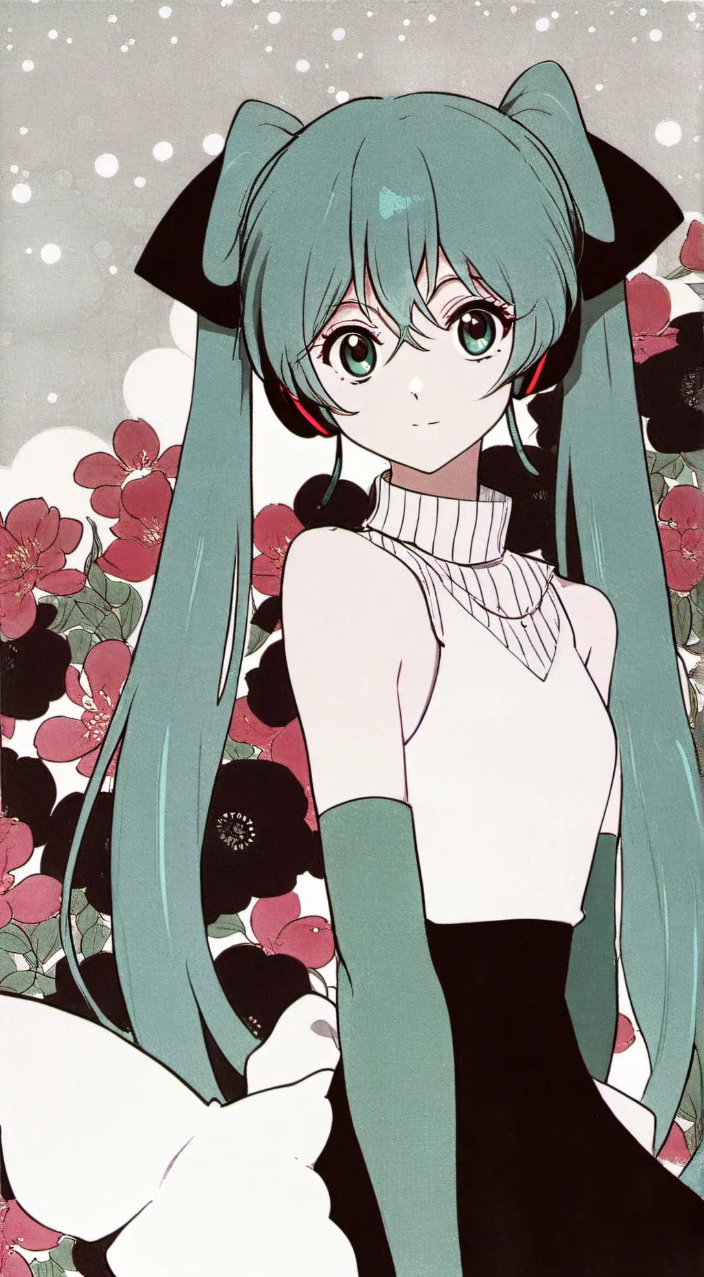 ai character: miku background