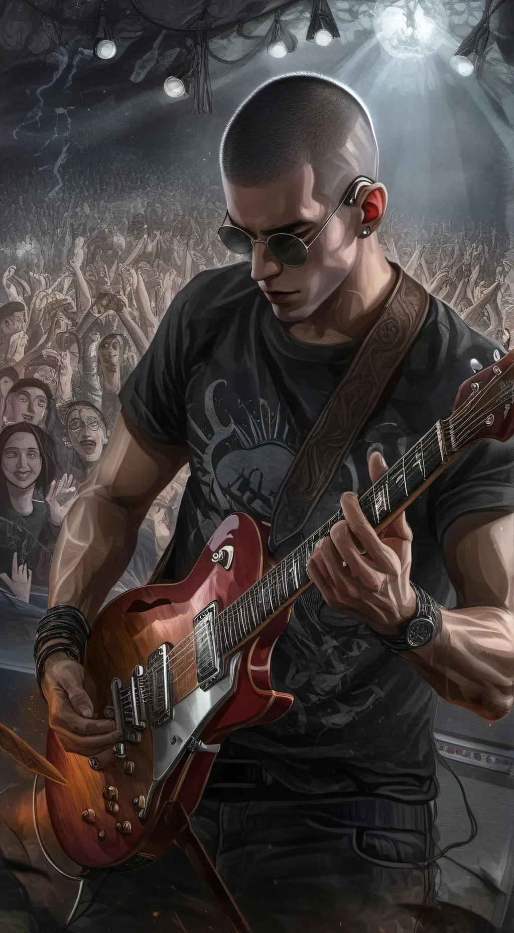 ai character: Connor Rider background