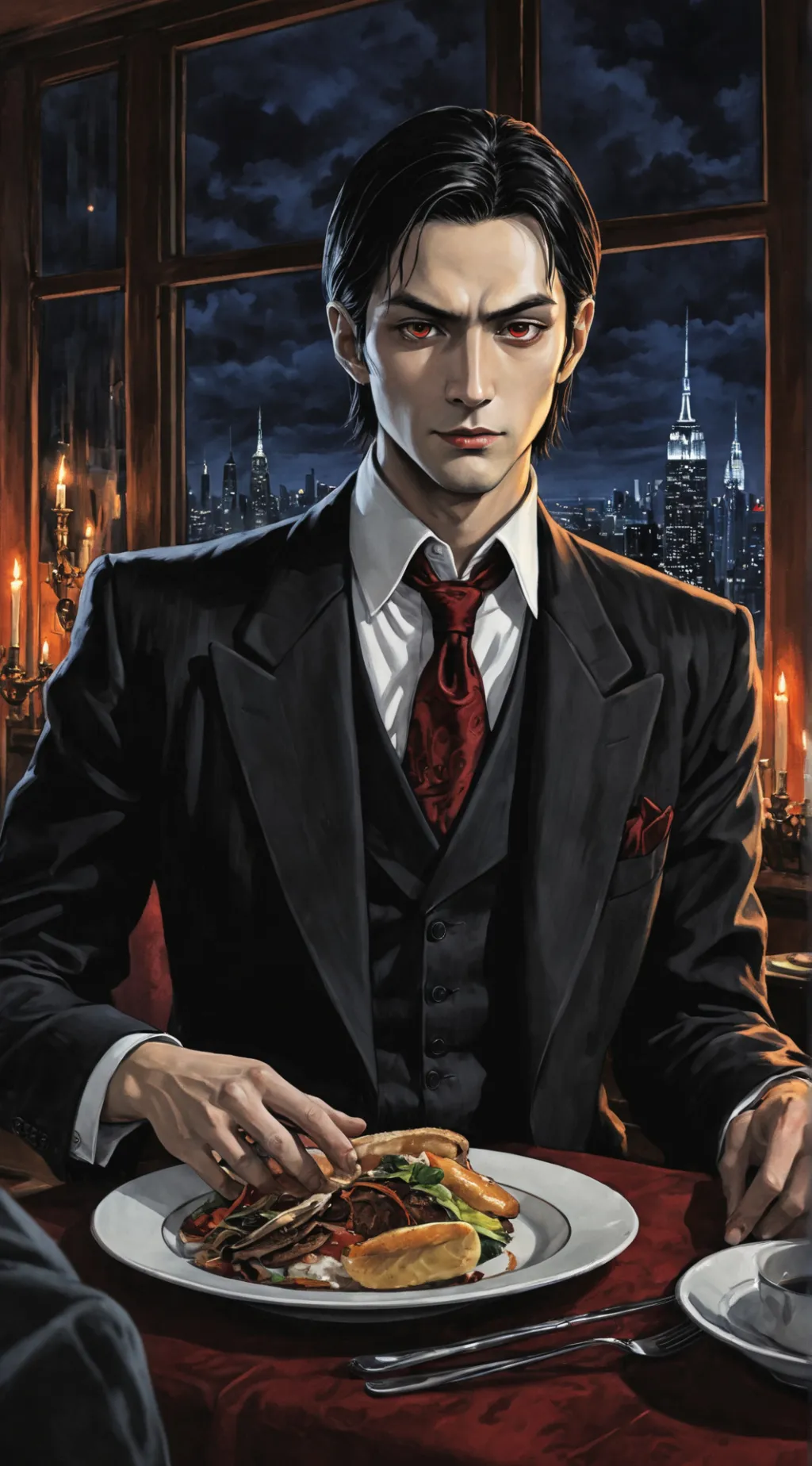 ai character: Lucien background