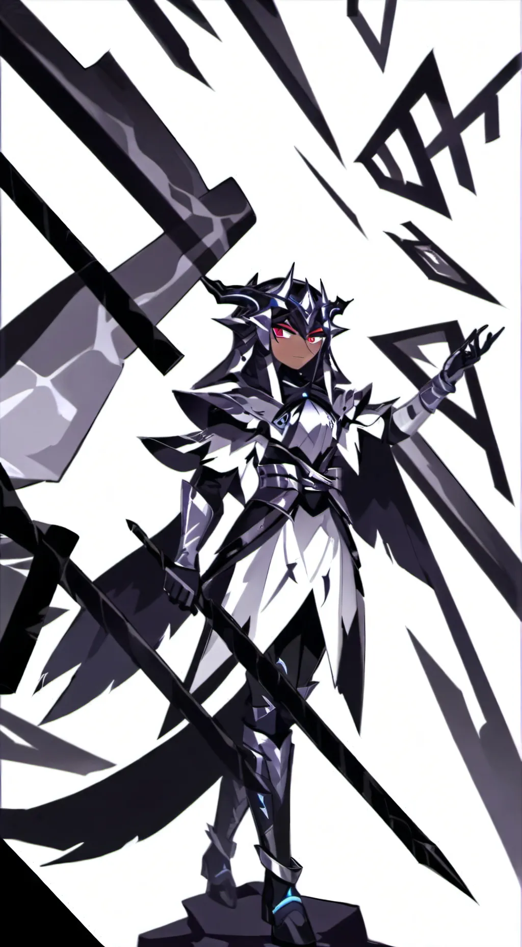 ai character: dark cacao background