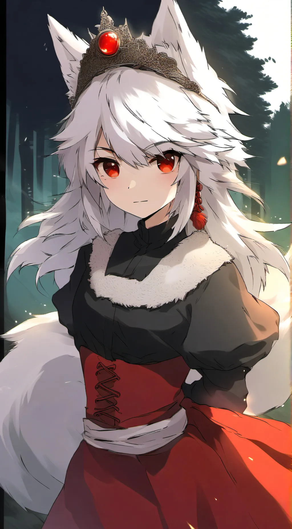 ai character: Arnais princess  background