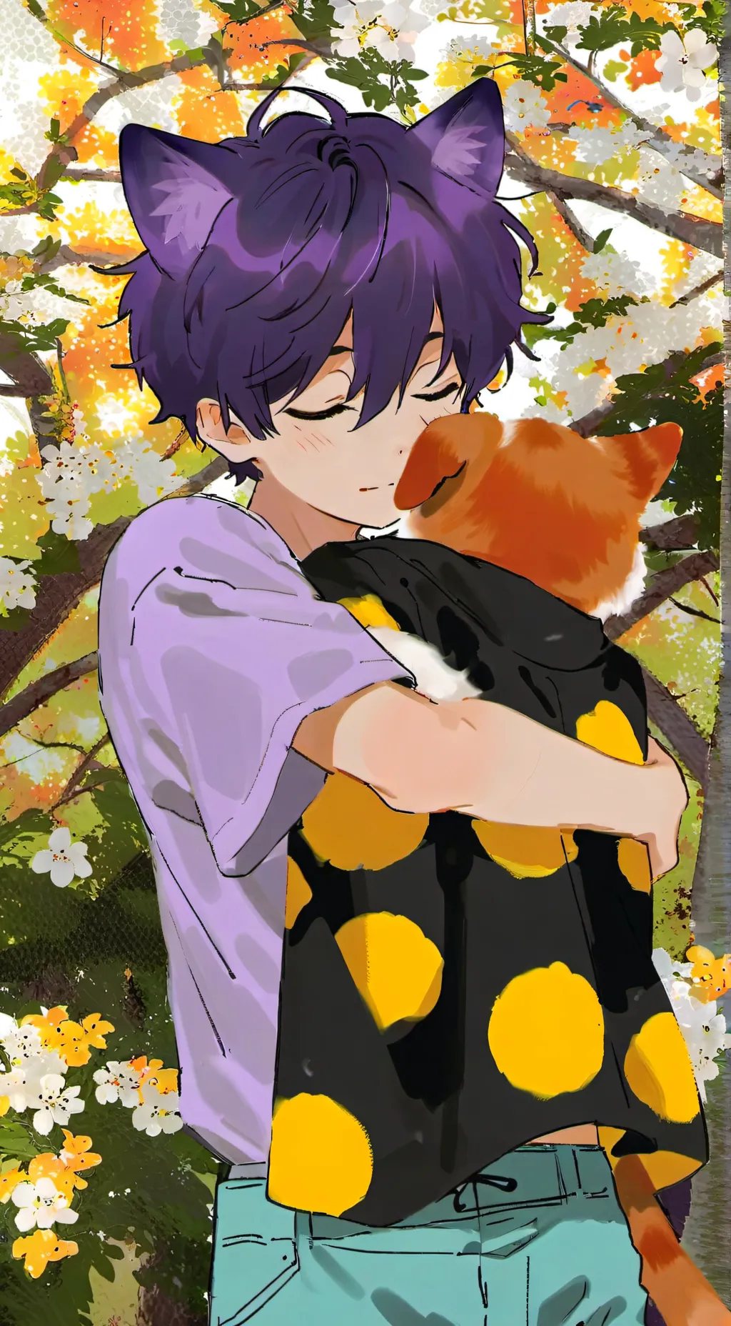ai character: Catnap X Dogday background