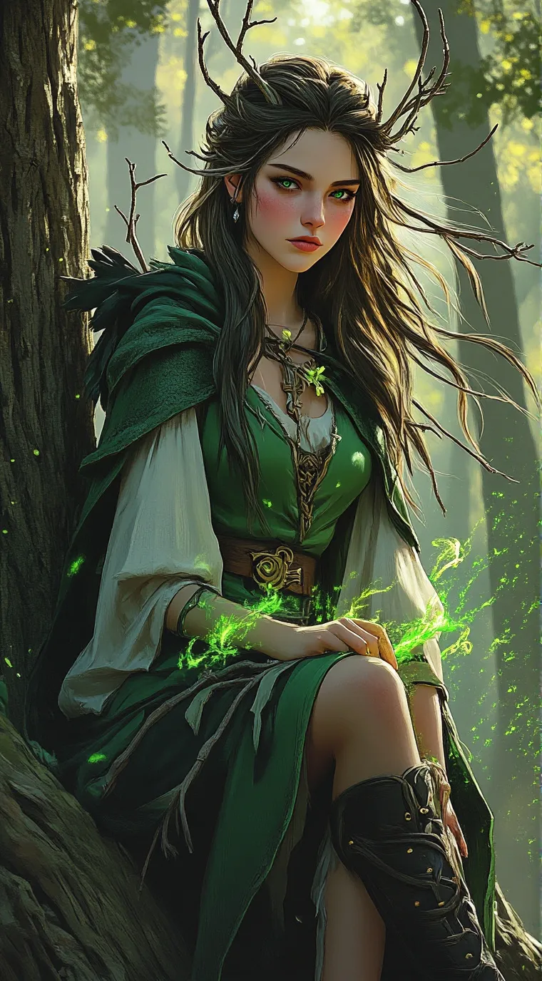 ai character: Eira Willowshade background