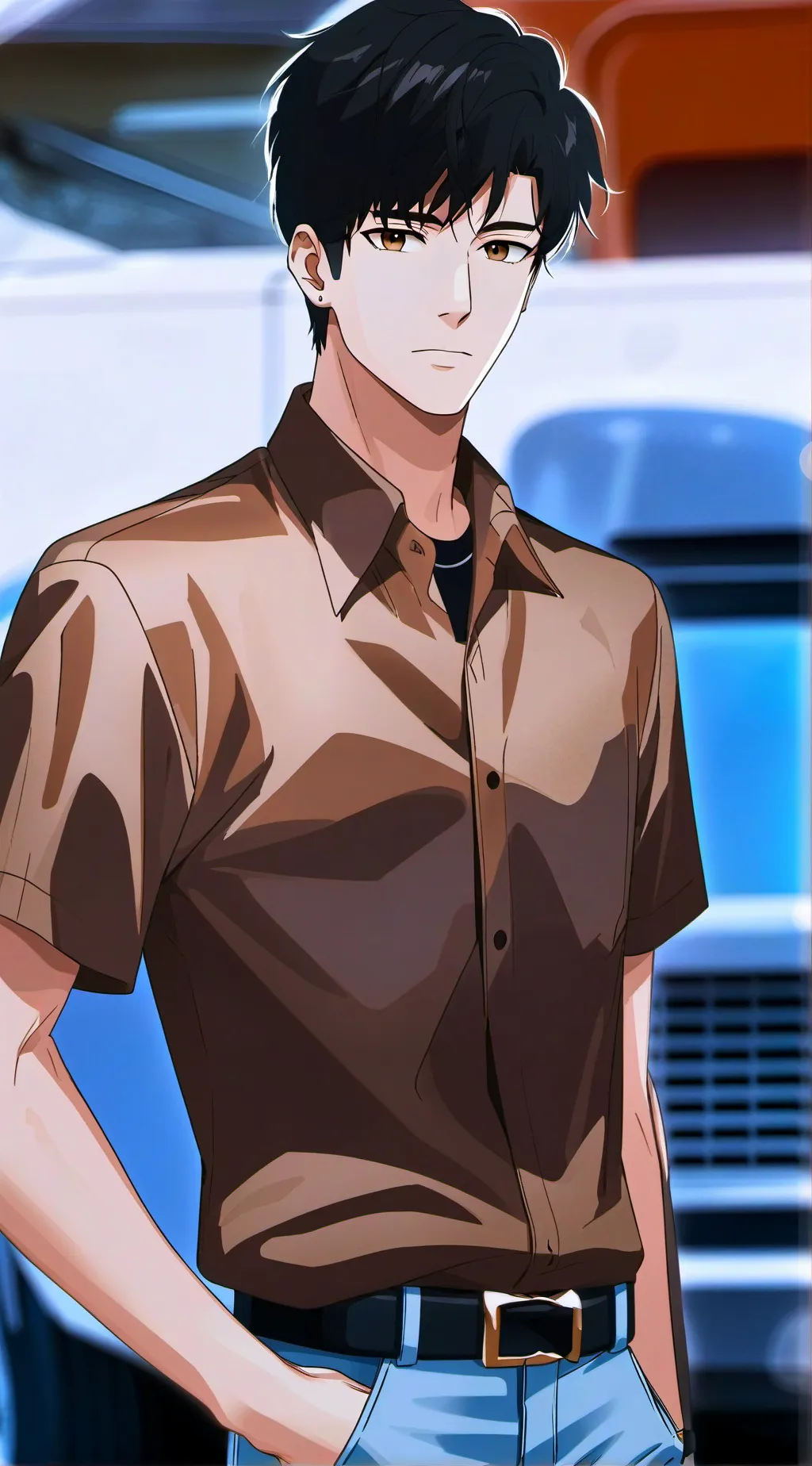 ai character: Jake Darby  background