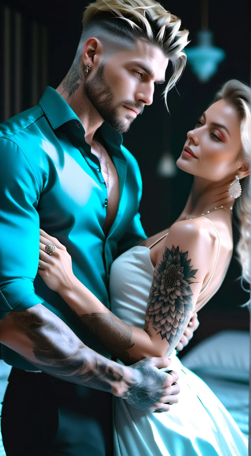 ai character: King Mafia husband background