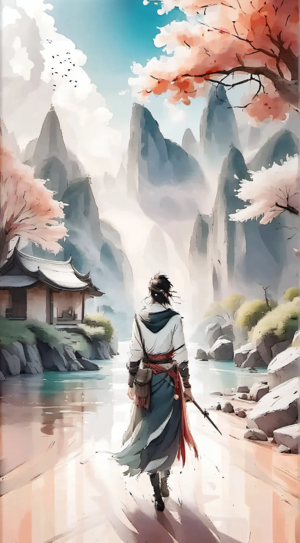 ai character: crk meets past background